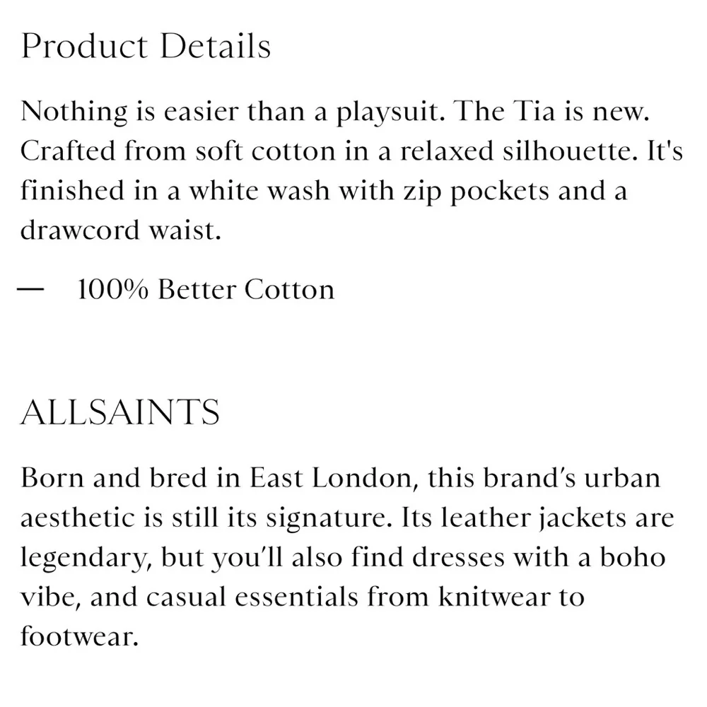 All Saints White Jumpsuit - Picture 9 of 11